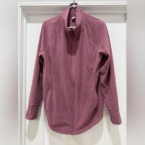 Old Navy Mauve Full-Zip Teddy Fleece Jacket